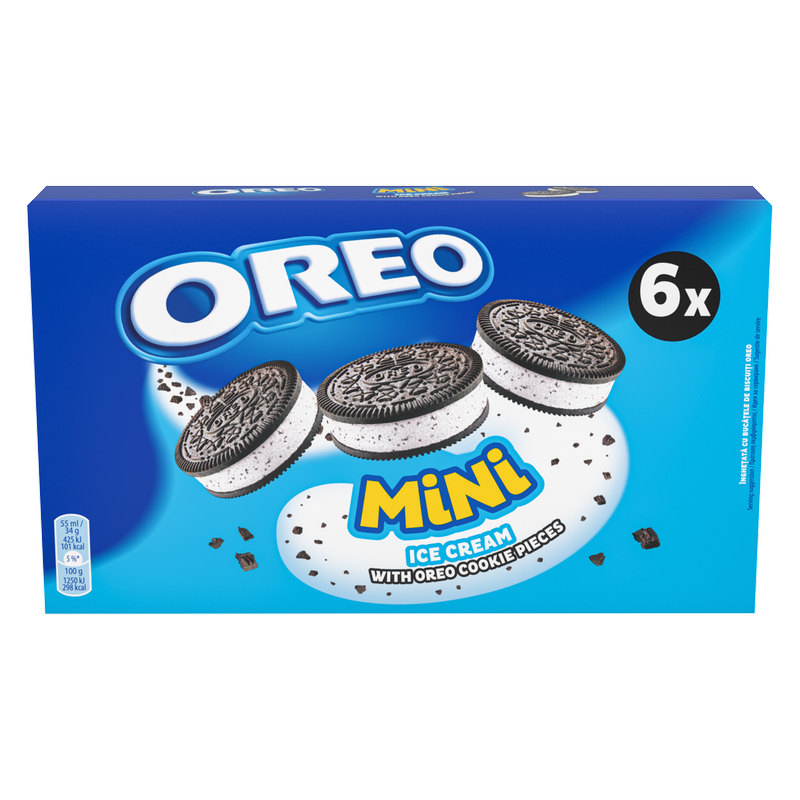 Oreo Ice Cream Sandwich, 6 x 55ml