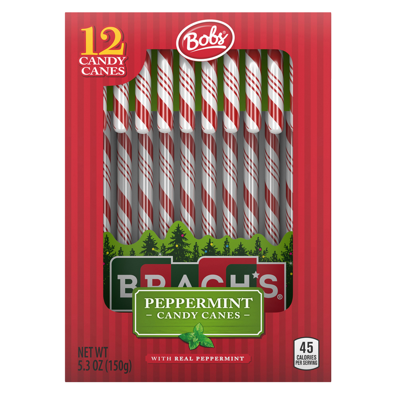 Brach's Bob's Red & White Mint Candy Canes 12ct - Delivered In As Fast As  15 Minutes