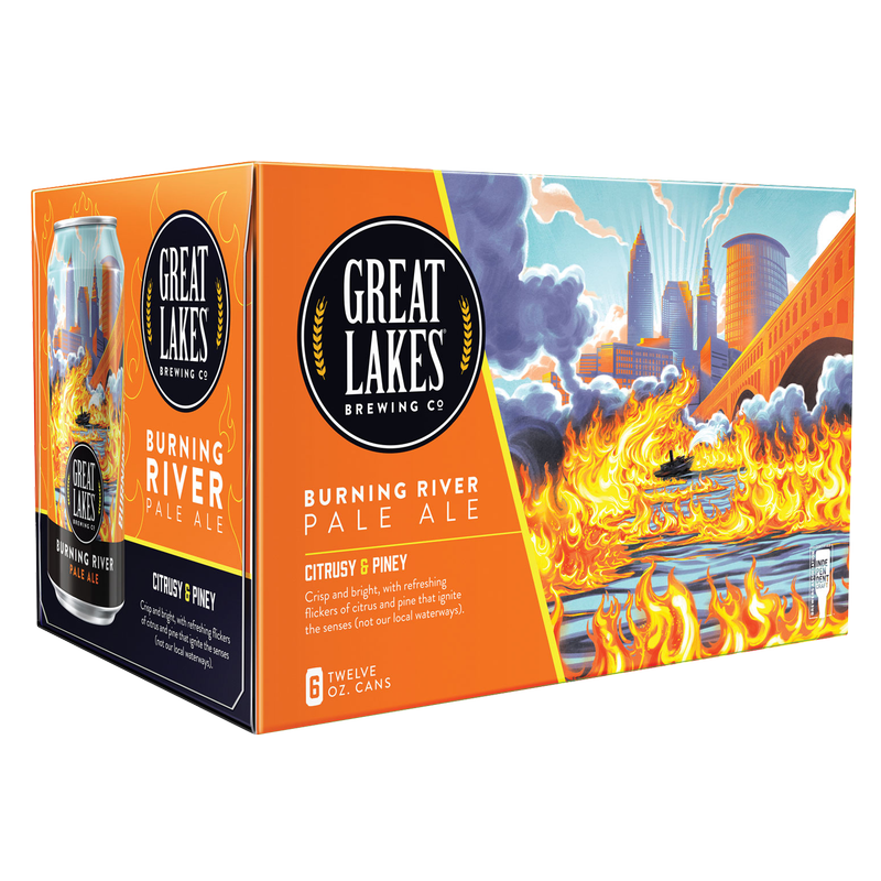 Great Lakes Burning River Pale Ale 6pk 12oz Btl 6.0% ABV