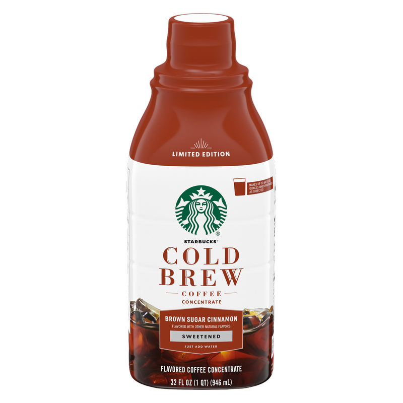 Starbucks Cold Brew Concentrate Brown Sugar Cinnamon 32oz