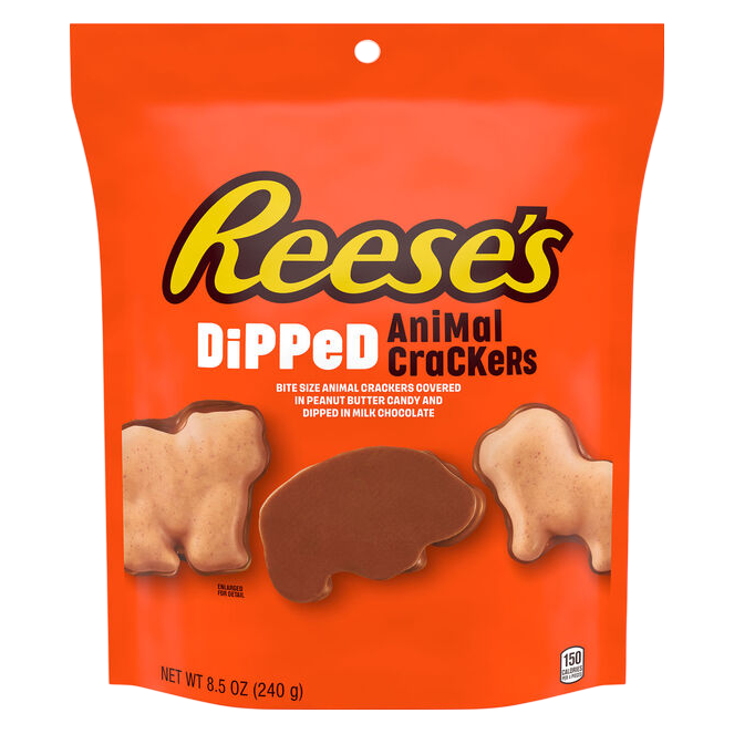 REESE'S Dipped Animal Crackers, 8.5 oz