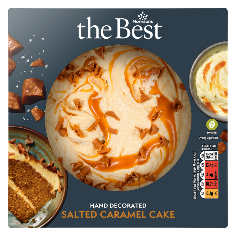 Morrisons The Best Salted Caramel Cake, 379g