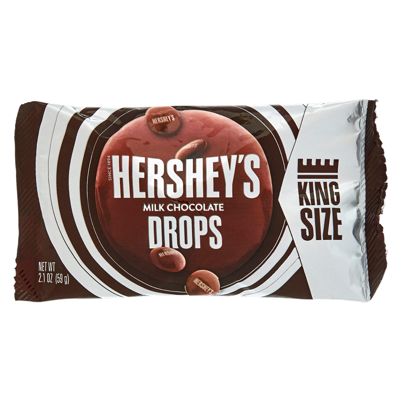 Hershey's Drops Milk Chocolate King Size 2.1oz