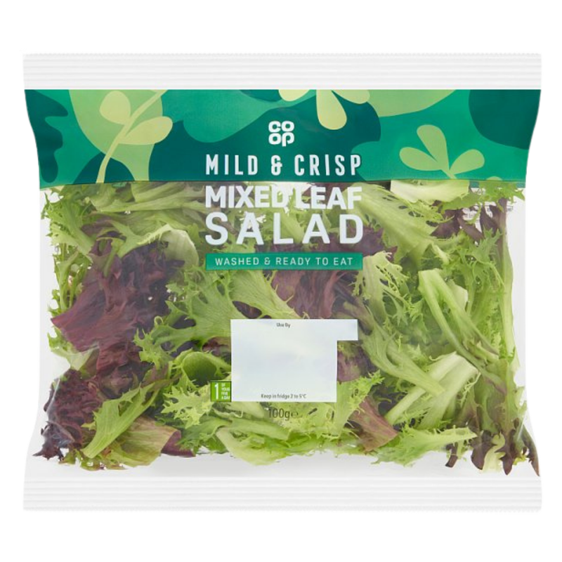 Co-op Mixed Leaf Salad, 100g