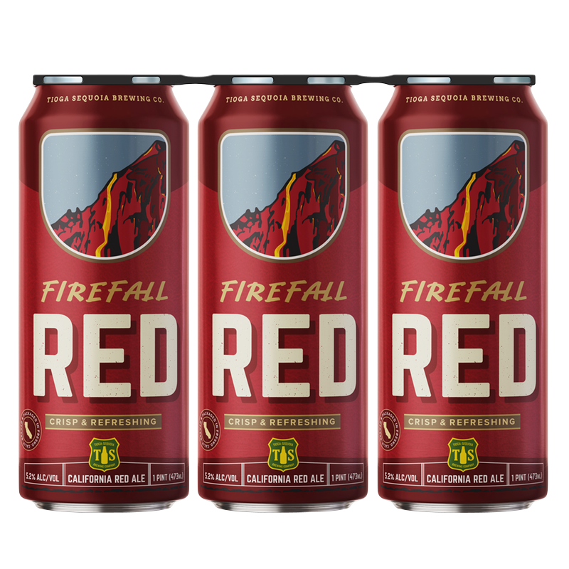 Tioga-Sequoia Brewing Firefall Red Ale 6pk 16oz Can