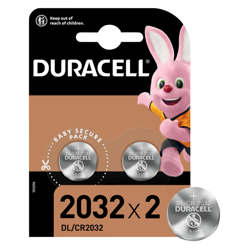 Duracell Specialty 2032 Lithium Coin Battery, 2pcs