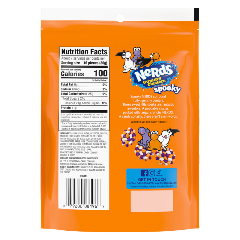 NERDS Spooky Gummy Clusters, 8oz