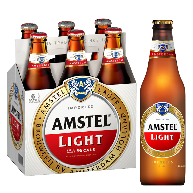 Amstel Light 6pk 12oz Btl 3.5% ABV