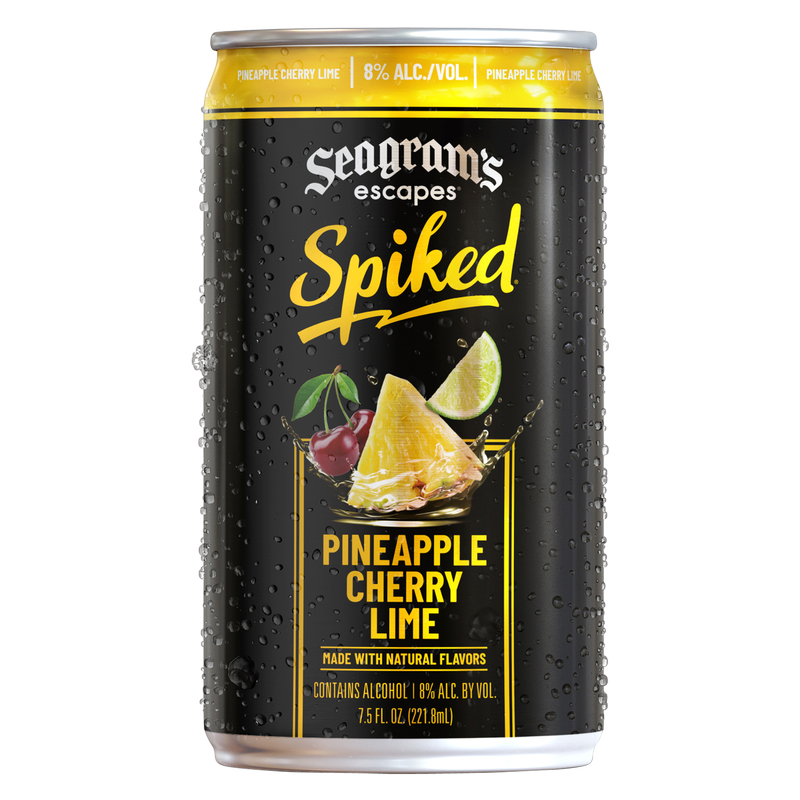 Seagram's Escapes Spiked Pineapple Cherry Lime Single 7.5oz Can 8% ABV