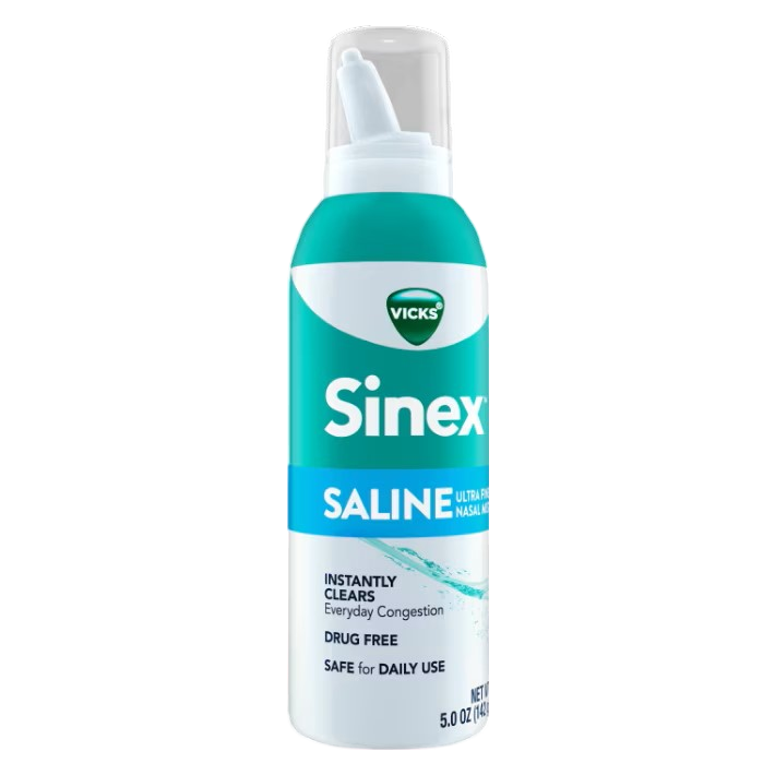 Vicks Sinex Saline Extra Strength Nasal Spray, Drug Free, 5 OZ