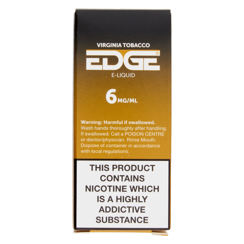 Edge Virginia Tobacco E-Liquid 6mg/ml, 10ml
