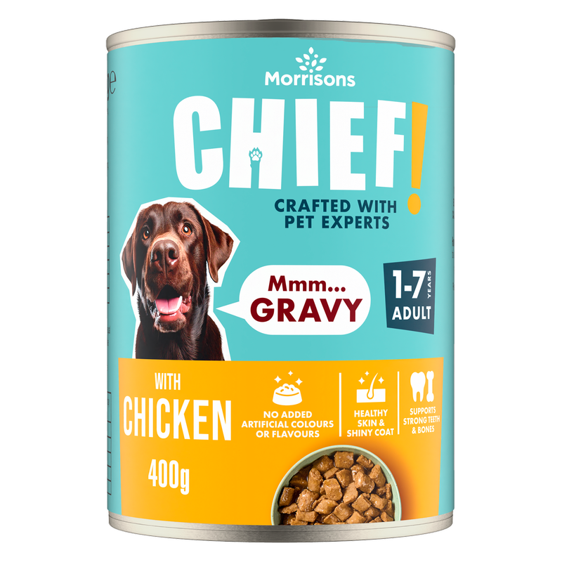 Morrisons Adult Dog Tasty Chunks in Gravy With Chicken, 400g