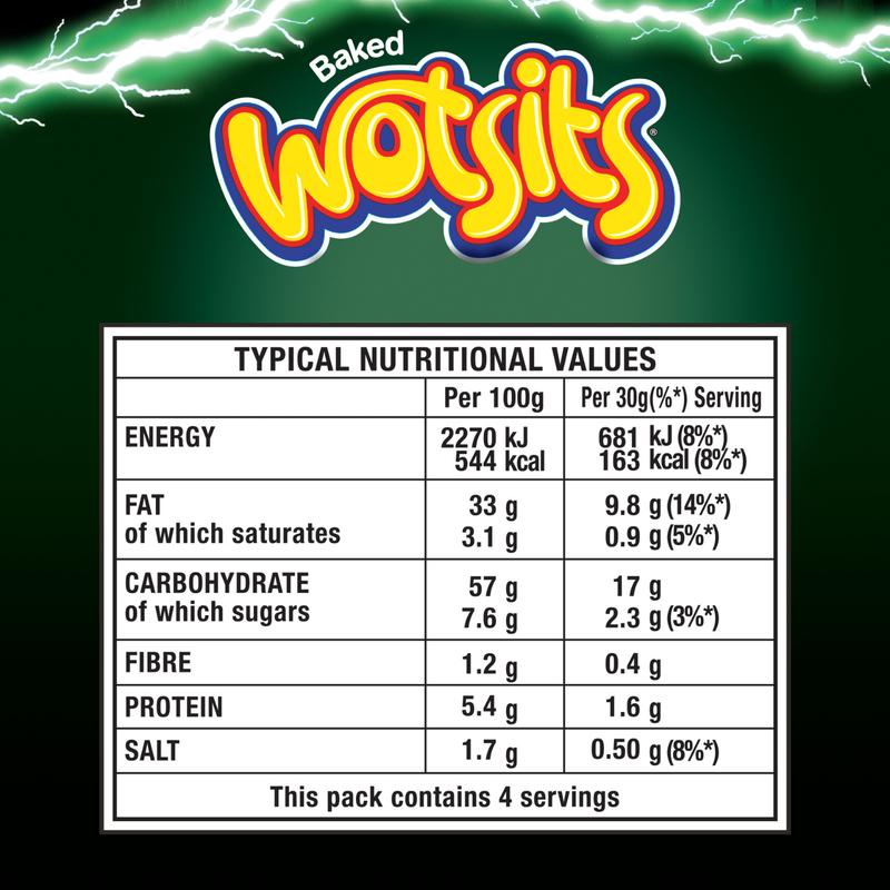 Walkers Wotsits Bag of Bones Really Cheesy, 120g