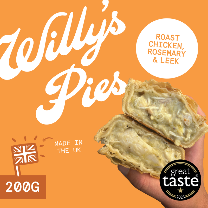 Willy's Pies Roast Chicken, Rosemary & Leek, 200g