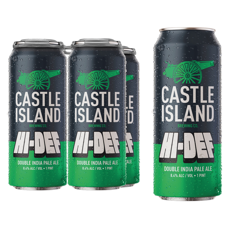 Castle Island Hi-Def 4pk 16oz Can 8.4% ABV