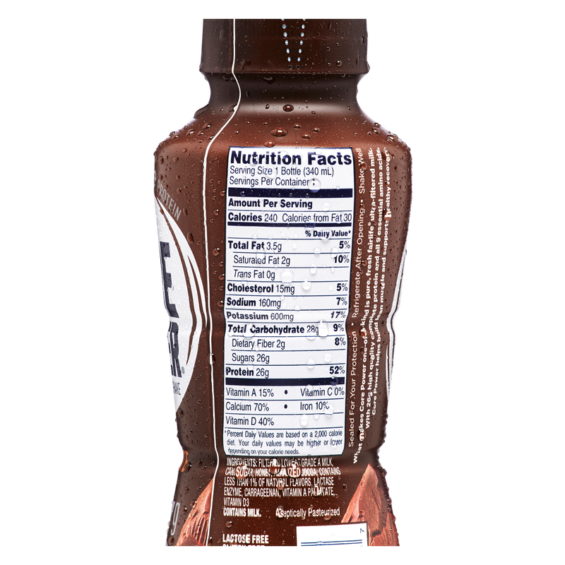 Core Power Chocolate Protein Milkshake 26G 14 oz