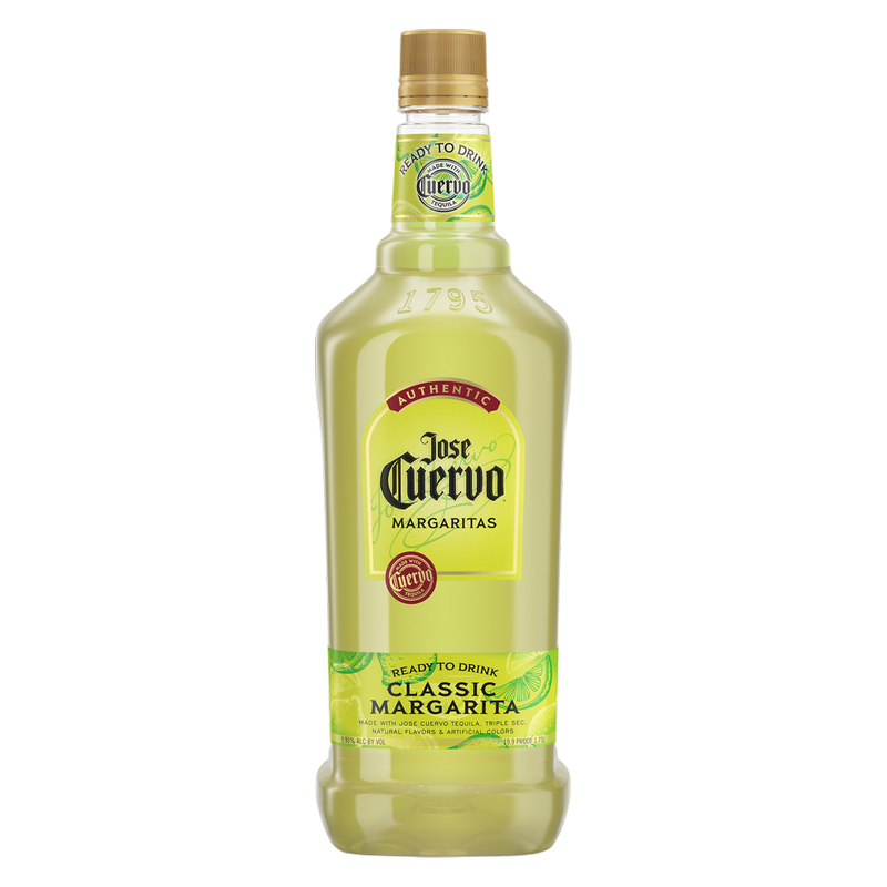 Jose Cuervo Authentic Margarita Classic Lime Ready to Drink Cocktail 1.75L 9.95% ABV