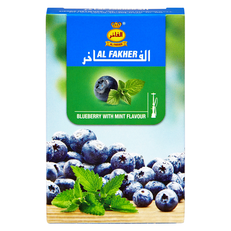Al Fakher Blueberry Mint Shisha Tobacco 50g