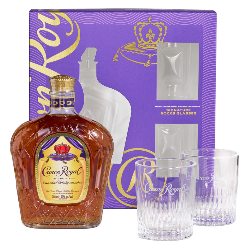 Crown Royal Gift Set 750ml (80 proof)