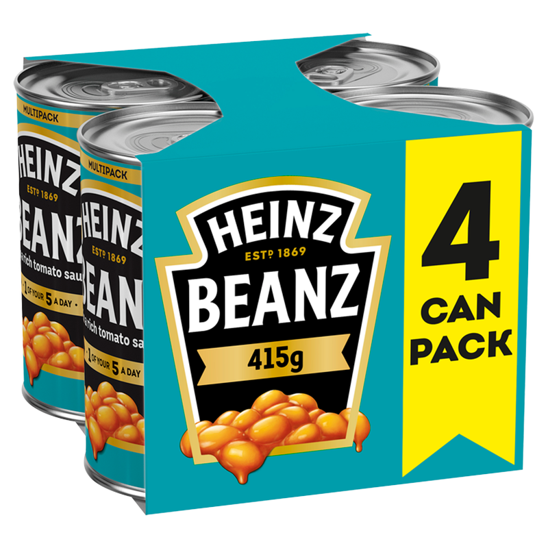 Heinz Baked Beanz, 4 x 415g