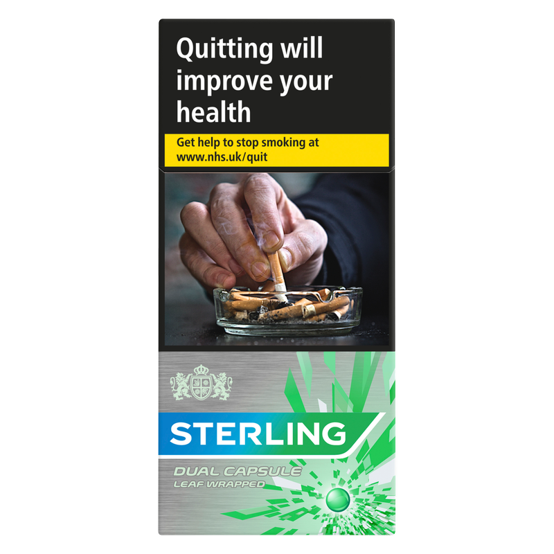 Sterling Dual Capsule Leaf Wrapped Cigarillos, 10pcs