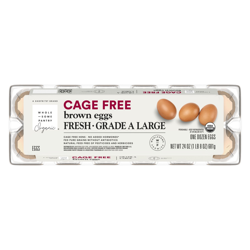 Wholesome Pantry Organic Large Brown Eggs - 12ct