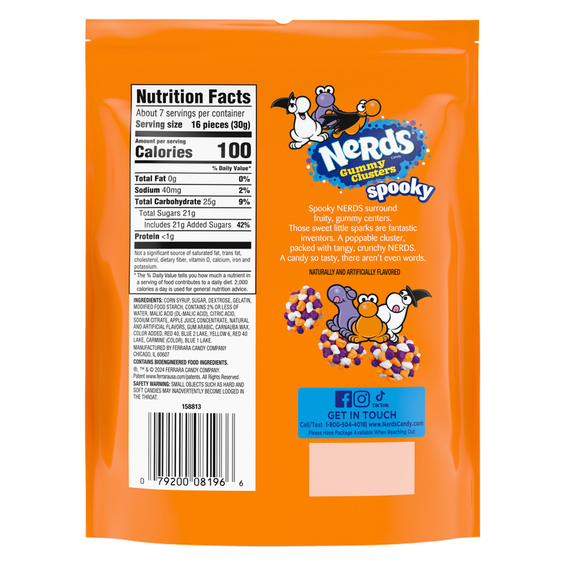 NERDS Spooky Gummy Clusters, 8 oz