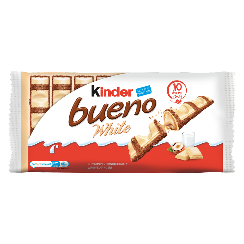 Kinder Bueno White Chocolate, 5 x 39g