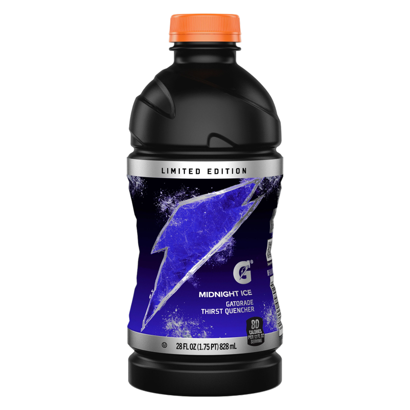 Gatorade Thirst Quencher Midnight Ice 28 oz Btl