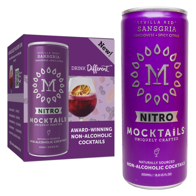 Mocktails Red Sangria 4pk 6.8oz Can