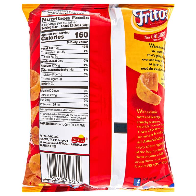 Fritos Original Corn Chips 4oz