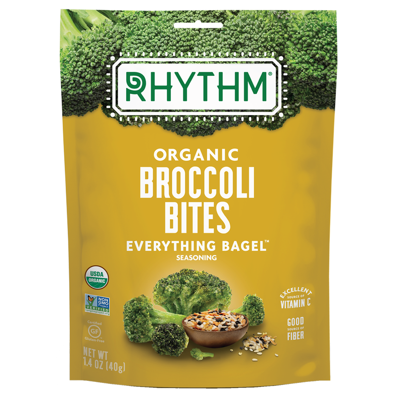 Rhythm Superfoods Everything Bagel Broccoli Bites 1.4oz