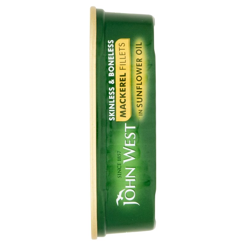 John West Mackerel Fillets In Sunflower Oil, 115g
