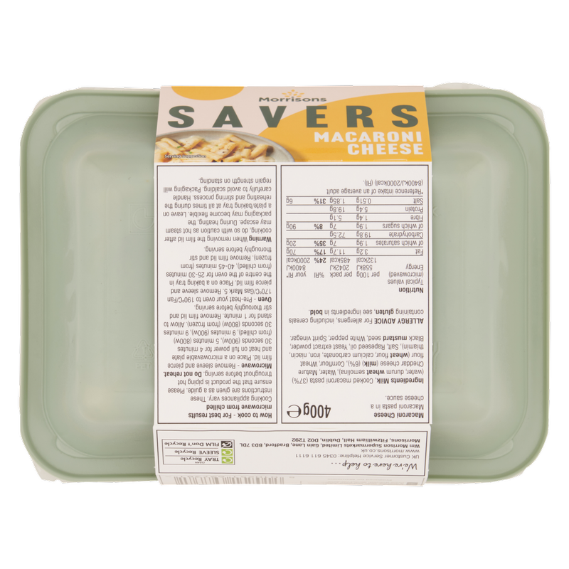 Morrisons Savers Macaroni Cheese, 400g