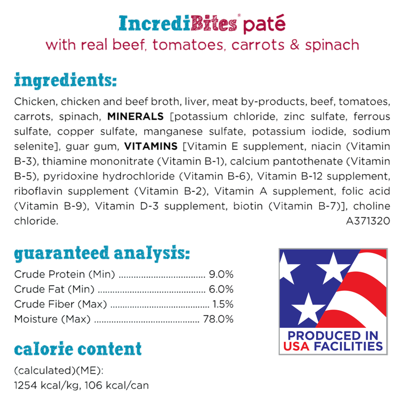 Purina Beneful Incredibites Beef Paste 3oz/3ct