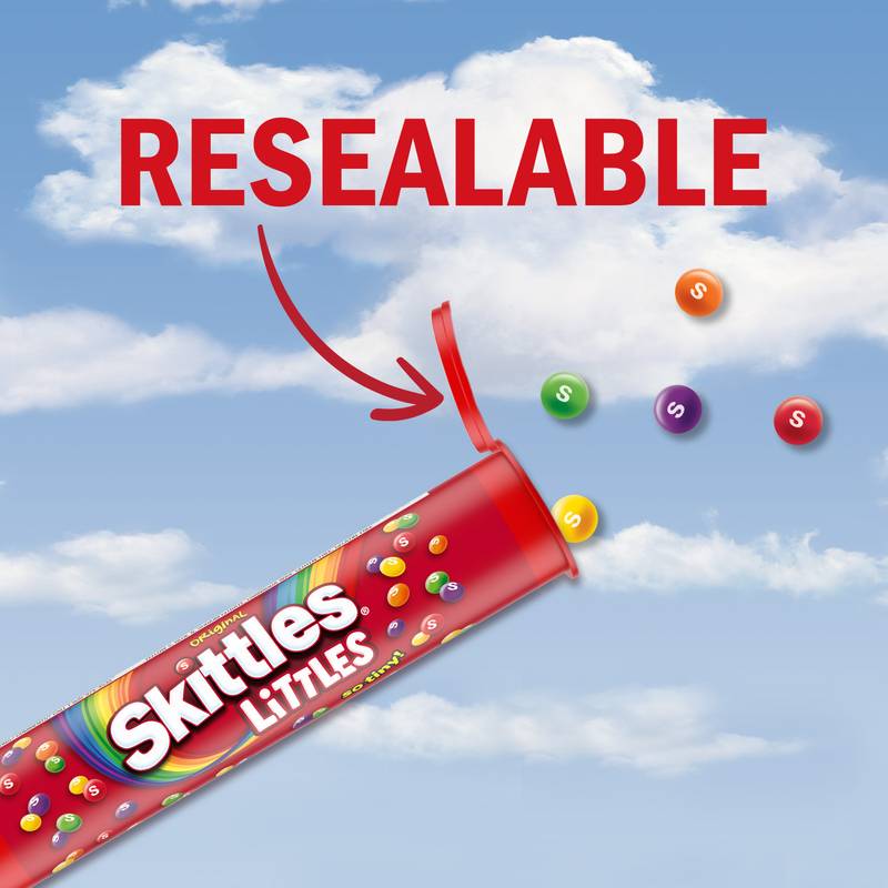 Skittles Littles Original Share Size Mega Tube 1.9oz