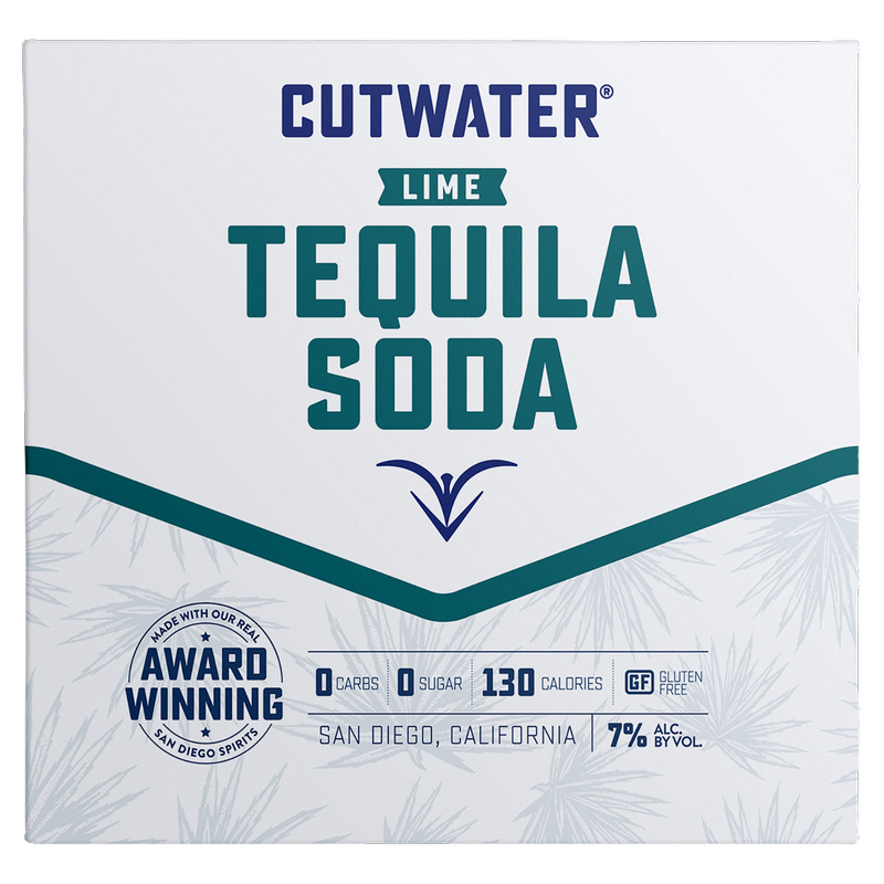 Cutwater Tequila Soda 4pk 12oz can 7% ABV