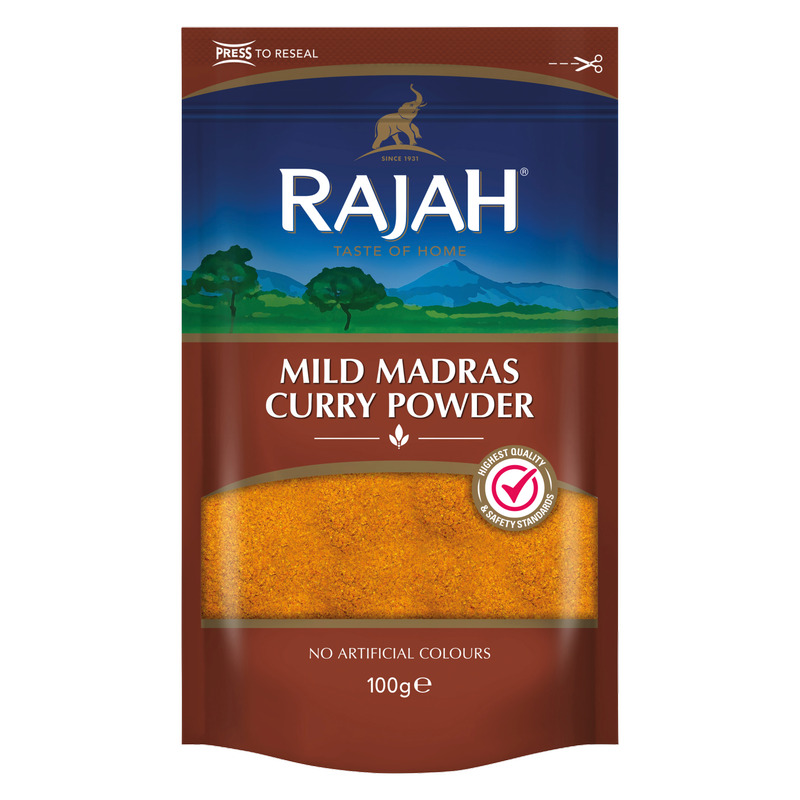 Rajah Mild Madras Curry Powder, 100g