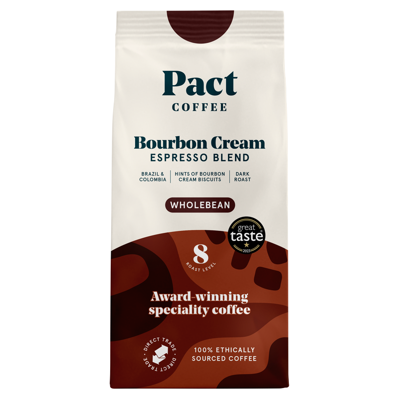 Pact Coffee Bourbon Cream Espresso Wholebean Coffee, 200g