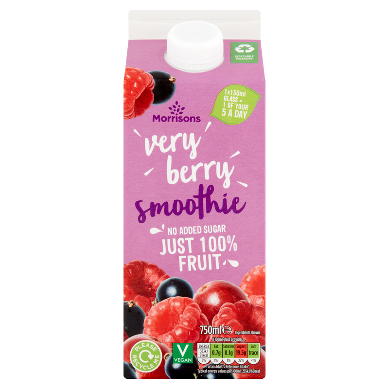 Morrisons Berry-Licious Smoothie, 750ml