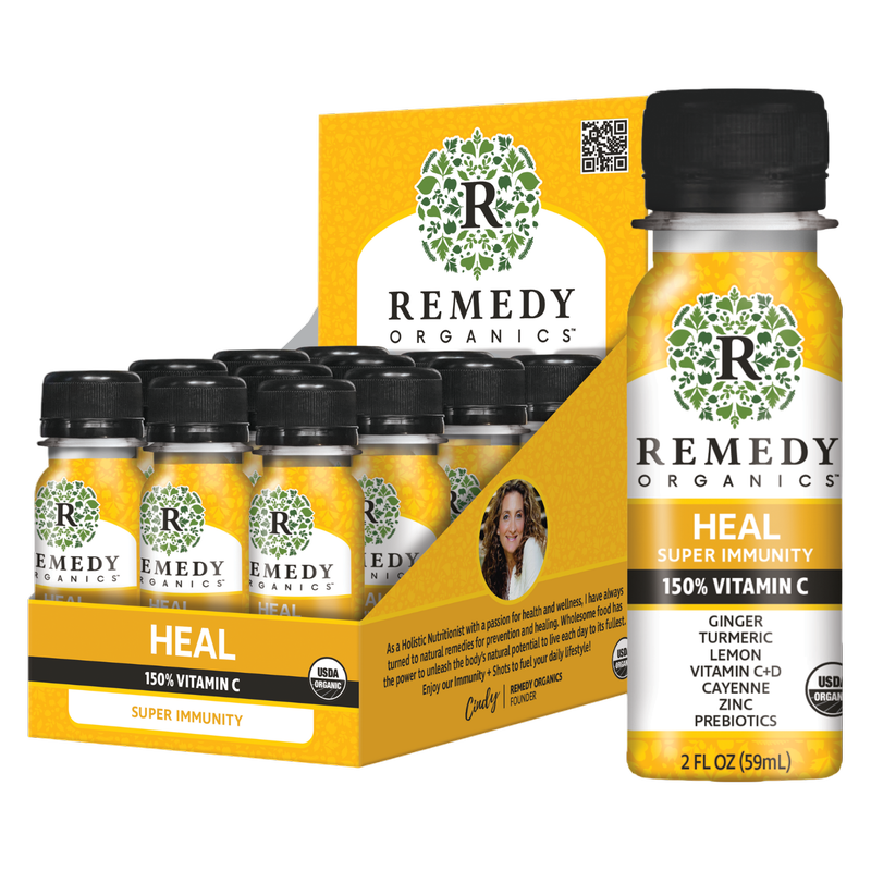 Remedy Organics Wellness Shot Heal 12pk 2oz Bottle- XL