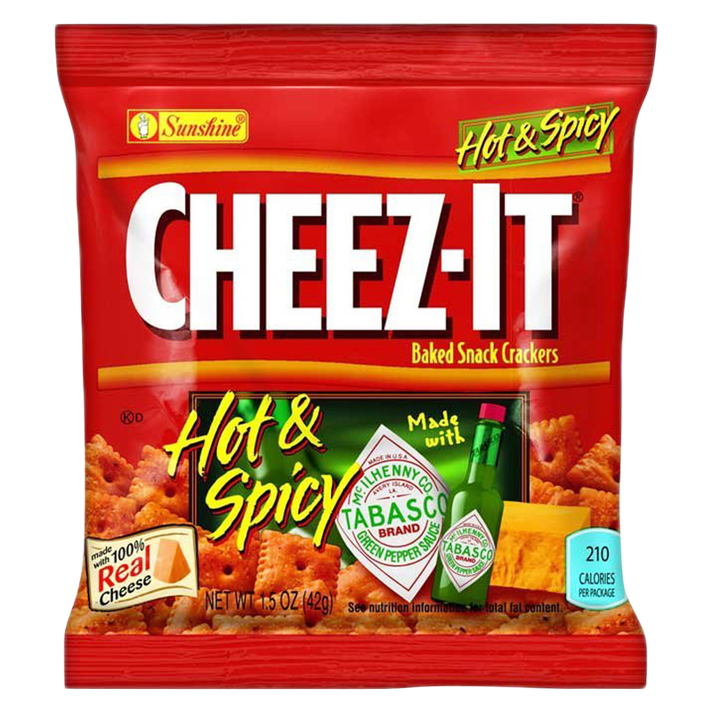 Cheez-It Hot & Spicy Crackers 1.5oz