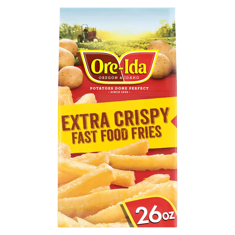 Ore Ida Extra Crispy Fast Food Fries, 26oz