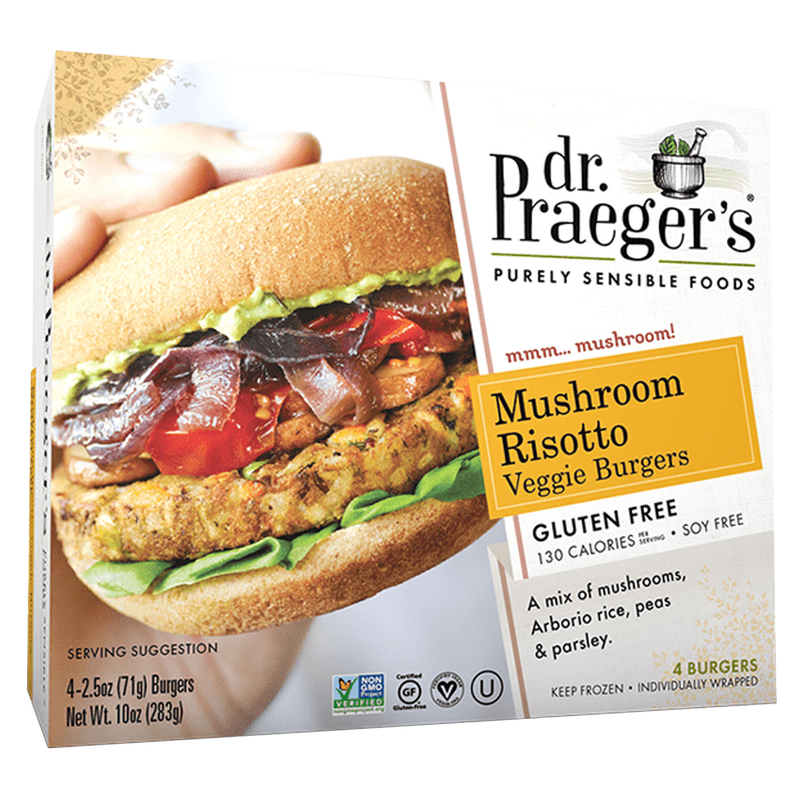 Dr. Praeger's Mushroom Risotto Veggie Burger 10oz