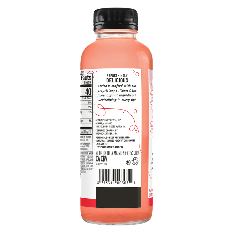 Kevita Strawberry Acai Probiotic Drink 15.2oz