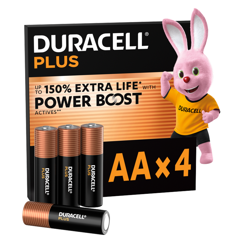 Duracell Plus AA Power Boost, 4pcs