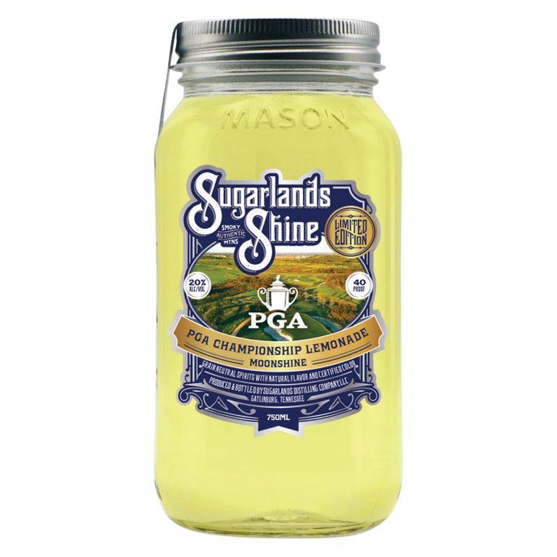Sugarlands Shine PGA Championship Lemonade Moonshine 750ml (40 proof)