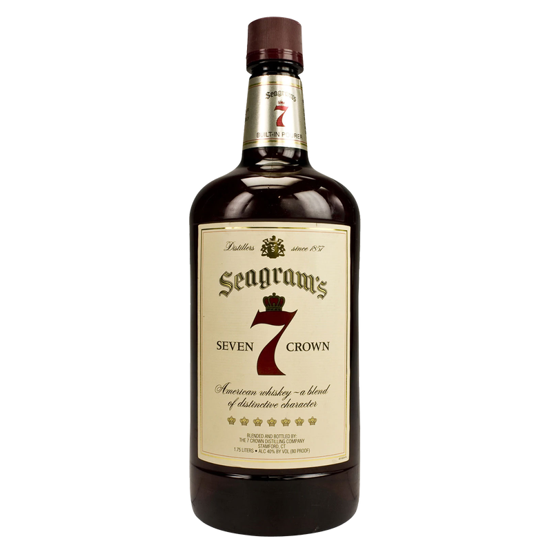 Seagram's 7 Crown American Blended Whiskey, 1.75 L (80 Proof)