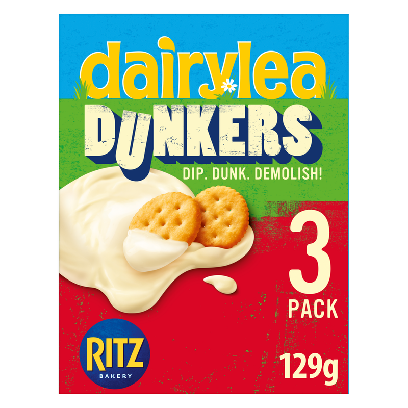 Dairylea Dunkers Ritz Cheese Snacks, 3 x 43g