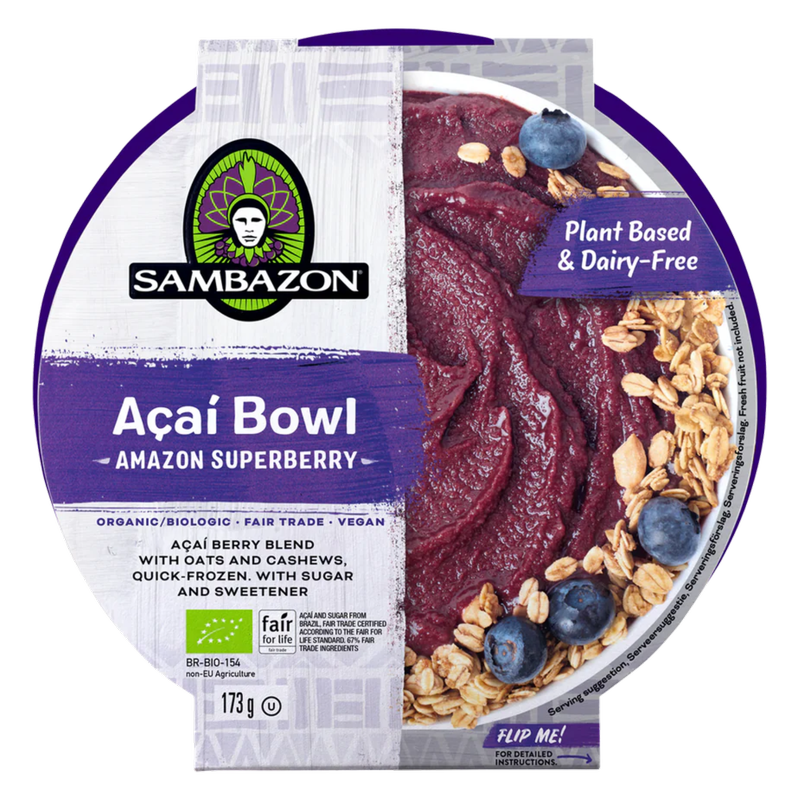 Sambazon Ready To Eat Superberry Acai Bowl - Frozen, 173g